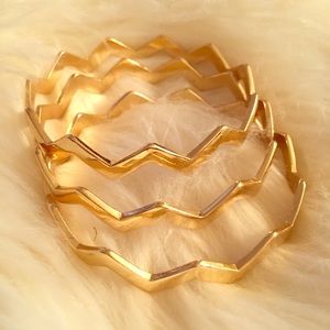 Gold colored bangles/bracelets